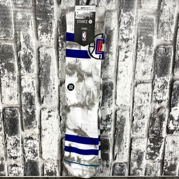 Stance Los Angeles Clippers Dyed Socks Men size L - Picture 2 of 4